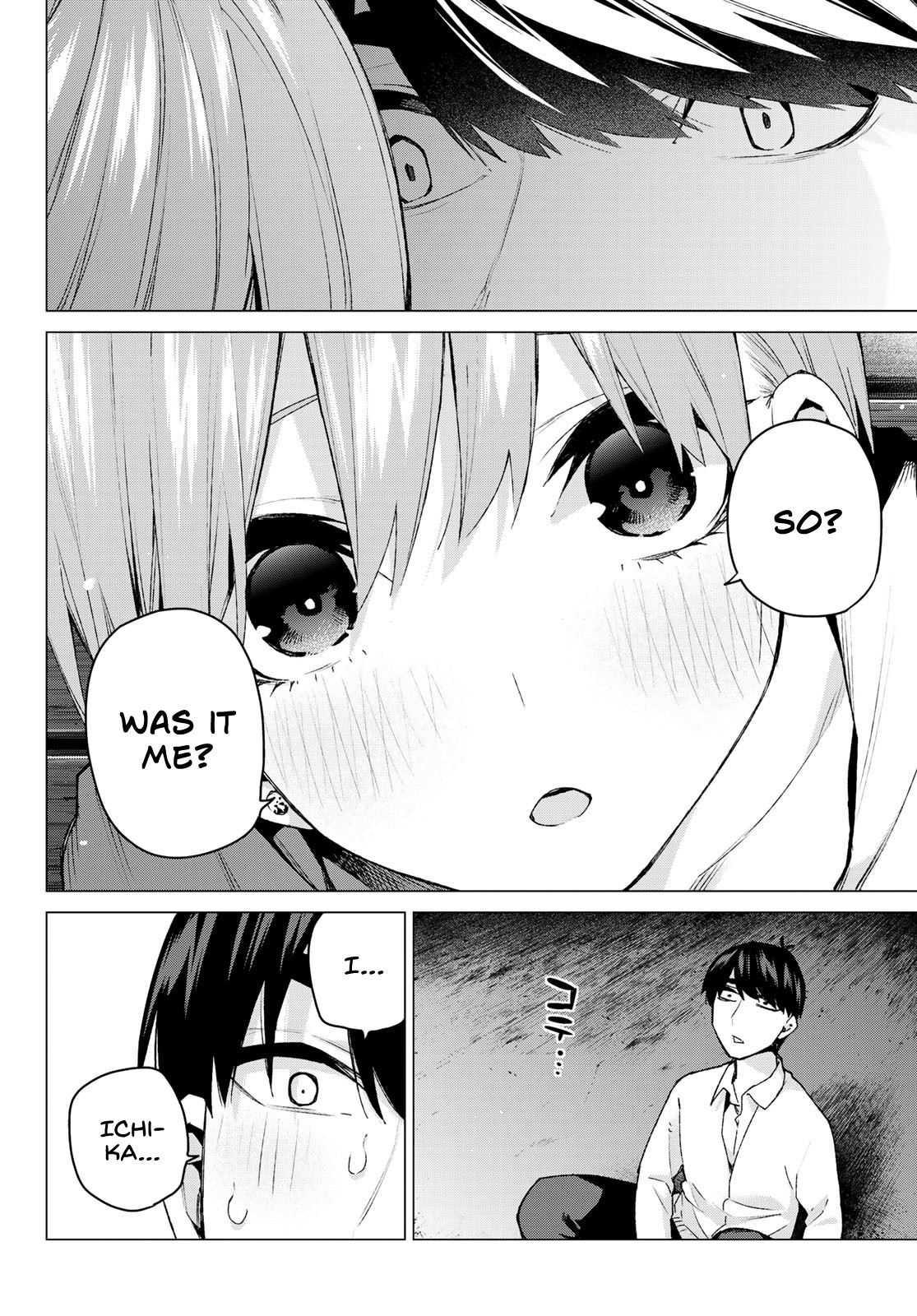 Go-Toubun no Hanayome Chapter 102 page 15 - Chapter 102: The Last Festival - Ichika’s Side ②
