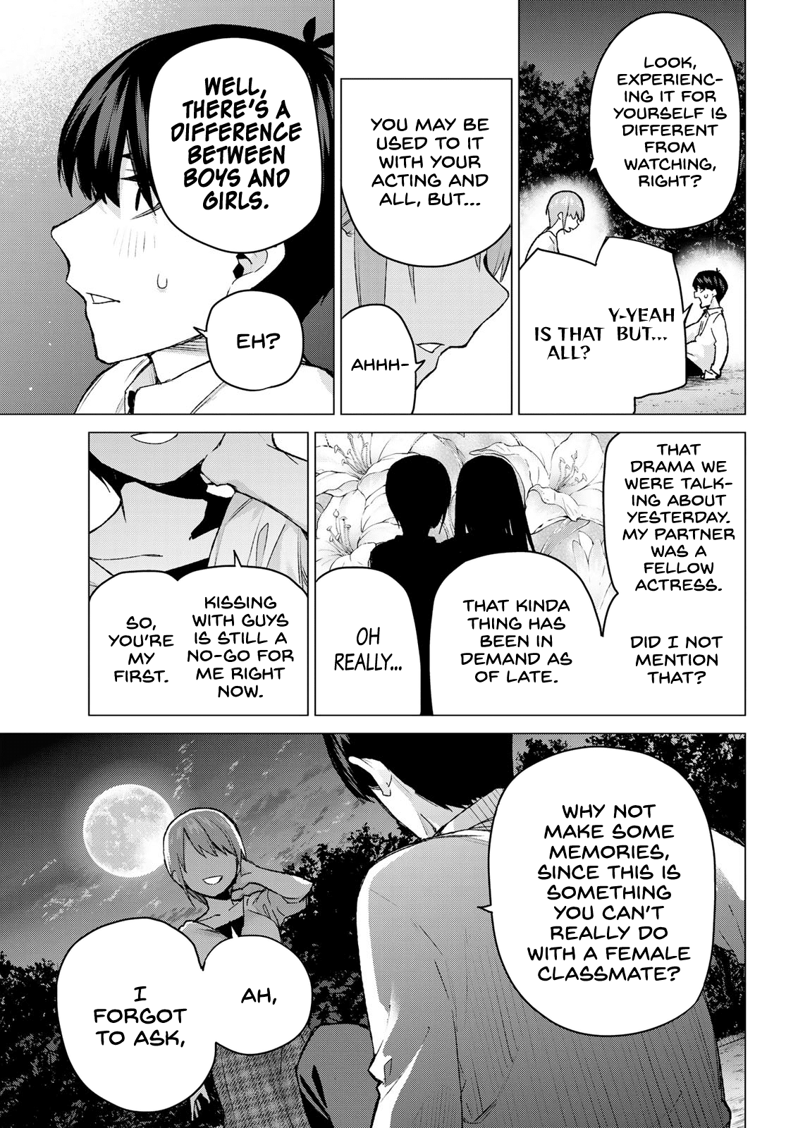 Go-Toubun no Hanayome Chapter 102 page 16 - Chapter 102: The Last Festival - Ichika’s Side ②