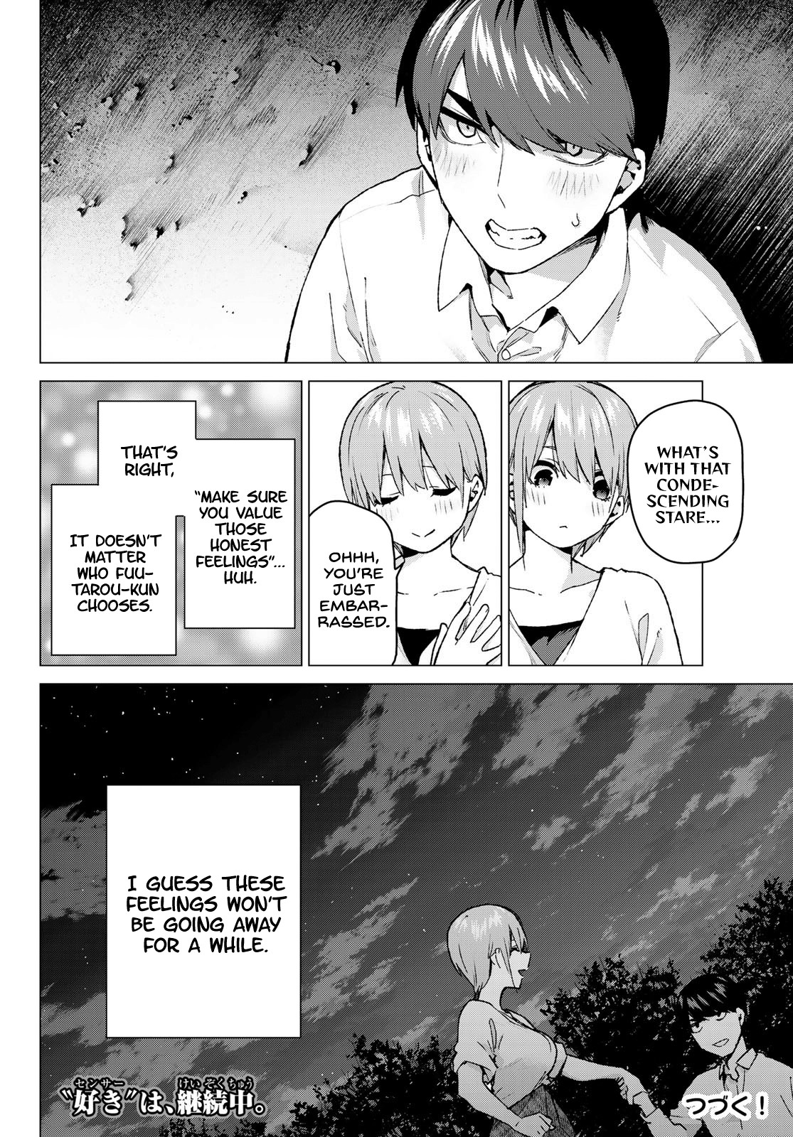Go-Toubun no Hanayome Chapter 102 page 18 - Chapter 102: The Last Festival - Ichika’s Side ②