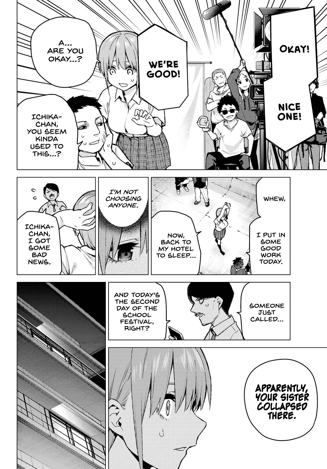 Go-Toubun no Hanayome Chapter 102 page 2 - Chapter 102: The Last Festival - Ichika’s Side ②