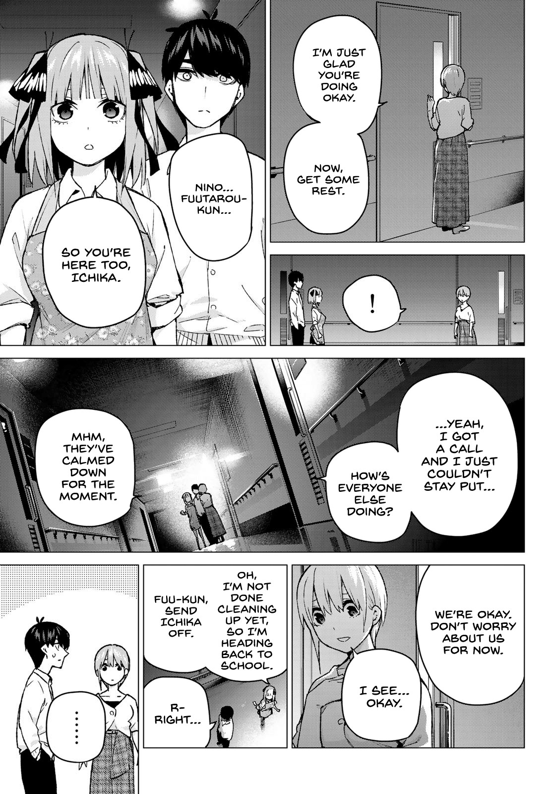 Go-Toubun no Hanayome Chapter 102 page 3 - Chapter 102: The Last Festival - Ichika’s Side ②