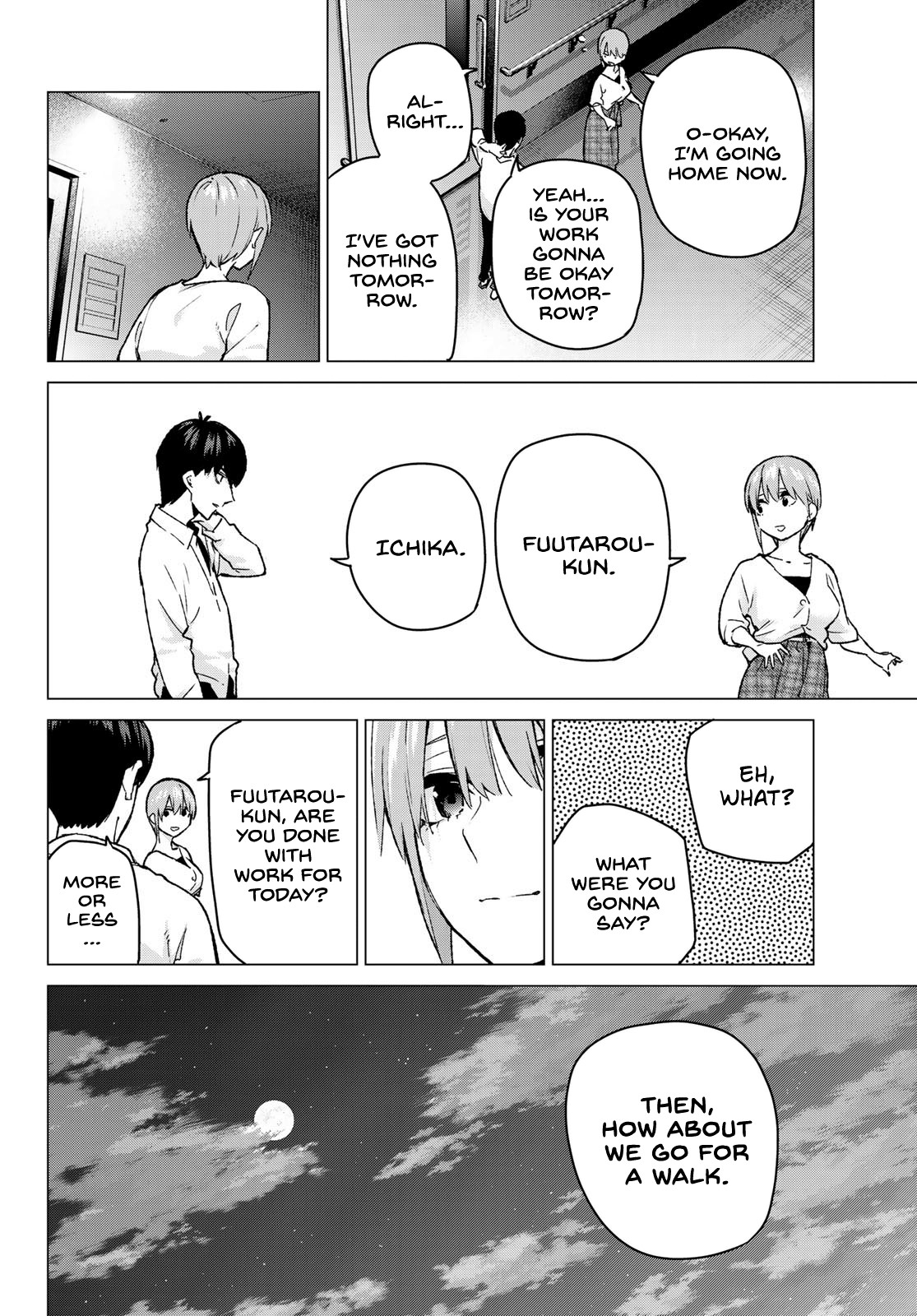 Go-Toubun no Hanayome Chapter 102 page 4 - Chapter 102: The Last Festival - Ichika’s Side ②