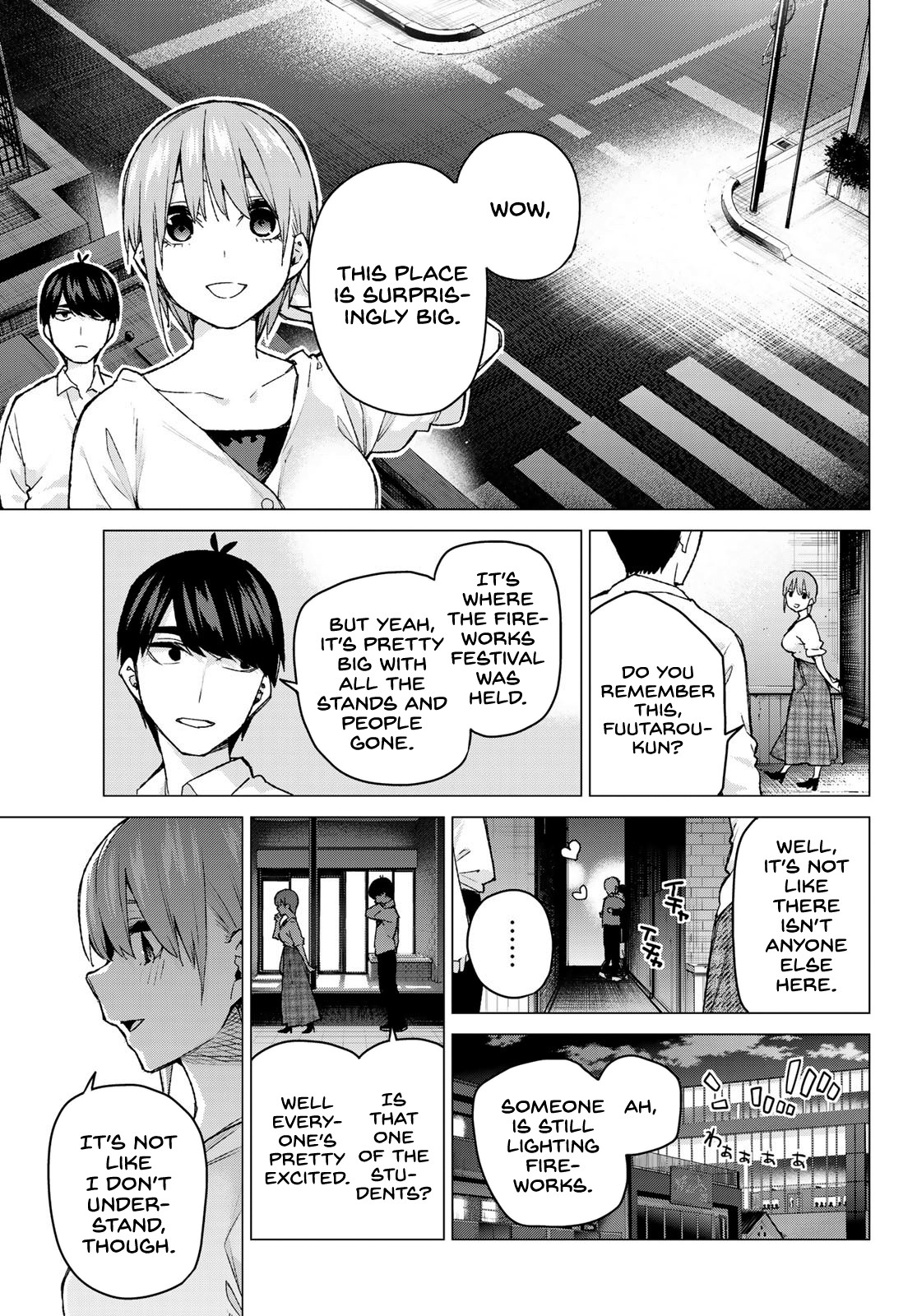 Go-Toubun no Hanayome Chapter 102 page 5 - Chapter 102: The Last Festival - Ichika’s Side ②