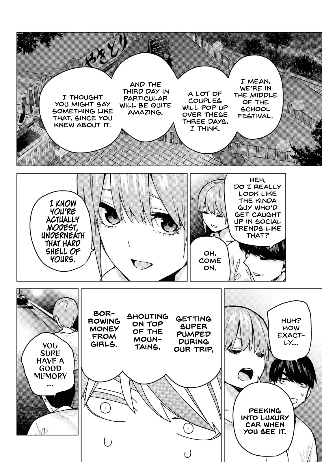 Go-Toubun no Hanayome Chapter 102 page 6 - Chapter 102: The Last Festival - Ichika’s Side ②