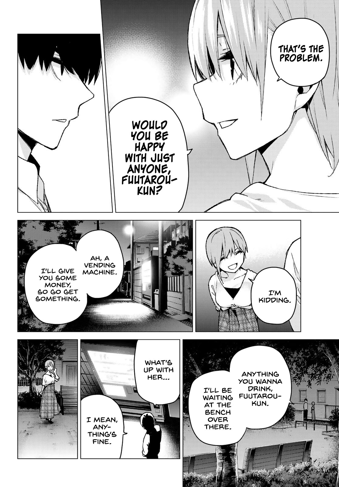 Go-Toubun no Hanayome Chapter 102 page 8 - Chapter 102: The Last Festival - Ichika’s Side ②