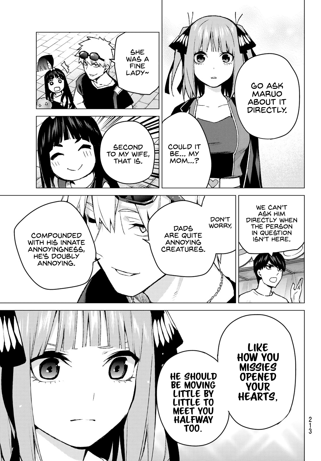 Go-Toubun no Hanayome Chapter 103 page 13 - Chapter 103: The Last Festival - Nino’s Side ①