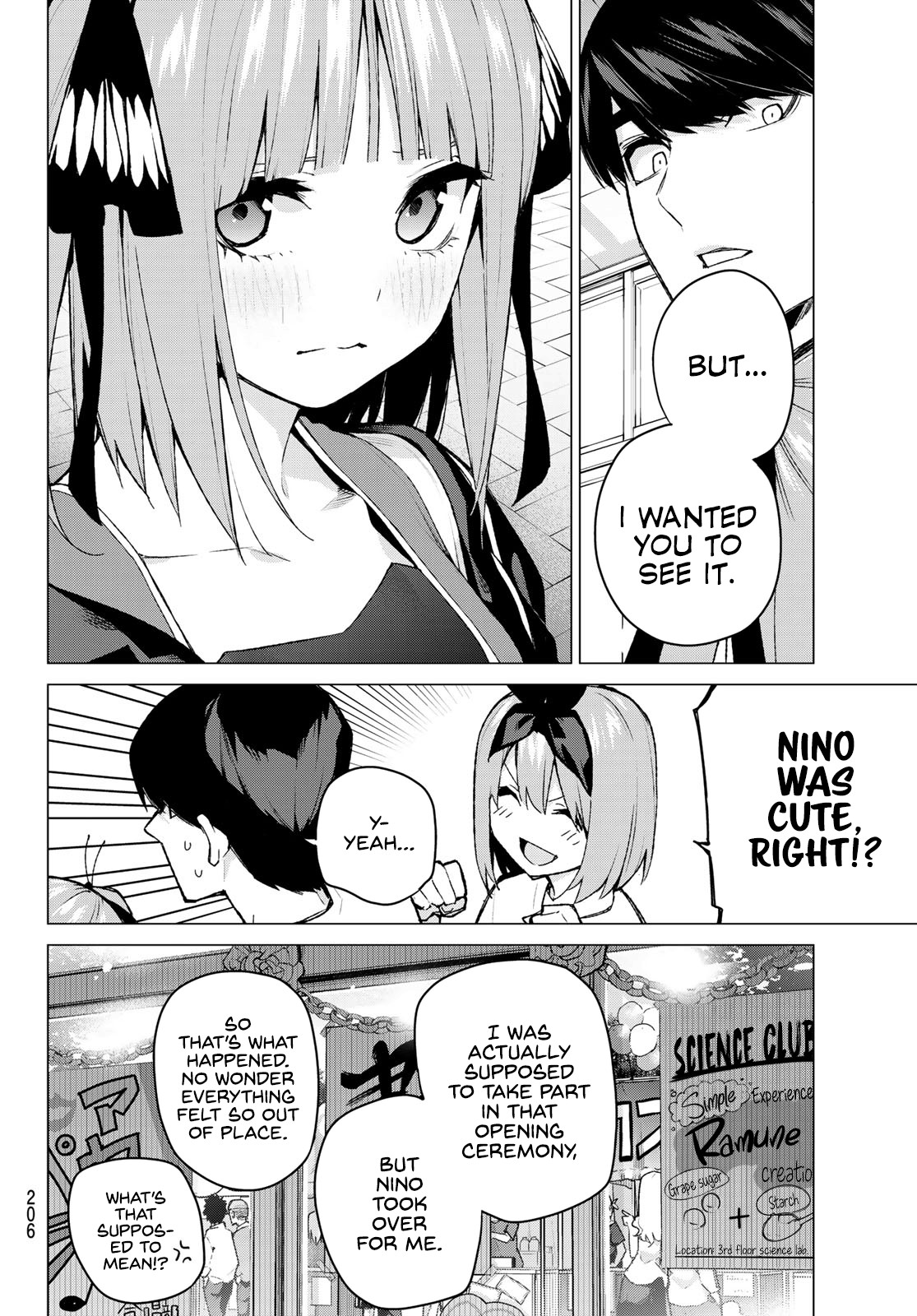 Go-Toubun no Hanayome Chapter 103 page 6 - Chapter 103: The Last Festival - Nino’s Side ①