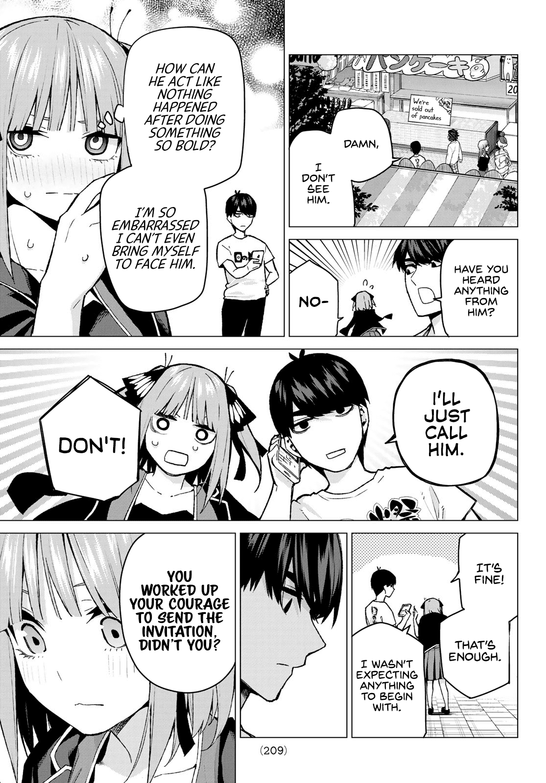 Go-Toubun no Hanayome Chapter 103 page 9 - Chapter 103: The Last Festival - Nino’s Side ①