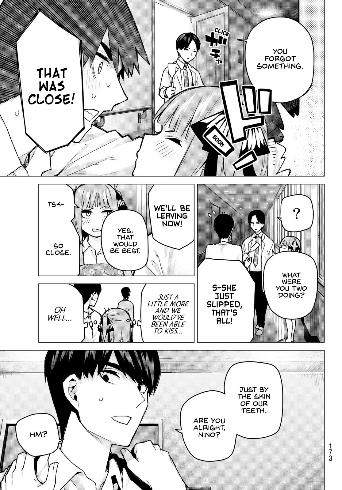 Go-Toubun no Hanayome Chapter 104 page 14 - Chapter 104: The Last Festival - Nino’s Side ②