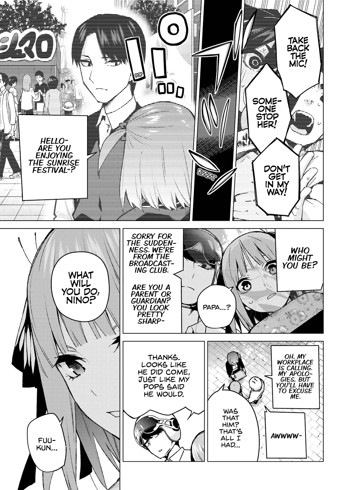 Go-Toubun no Hanayome Chapter 104 page 3 - Chapter 104: The Last Festival - Nino’s Side ②