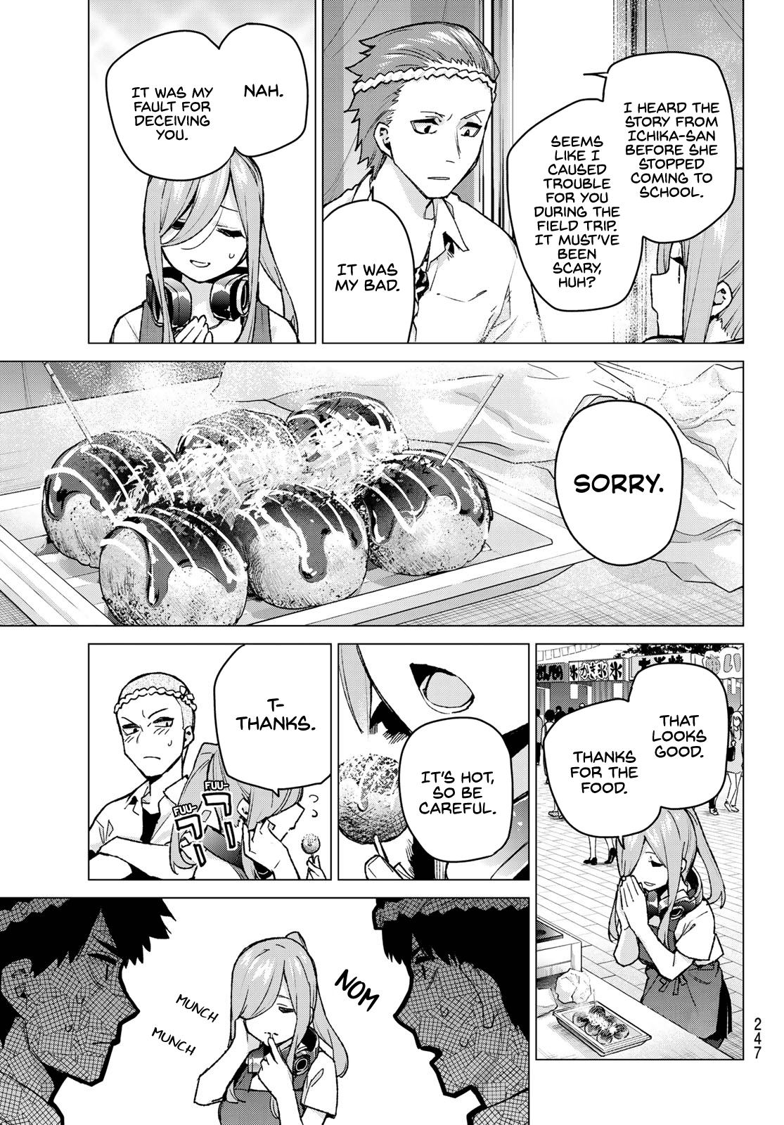 Go-Toubun no Hanayome Chapter 105 page 11 - Chapter 105: The Last Festival - Miku’s Side ①