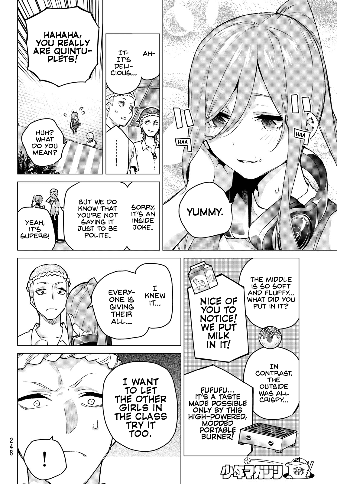 Go-Toubun no Hanayome Chapter 105 page 12 - Chapter 105: The Last Festival - Miku’s Side ①