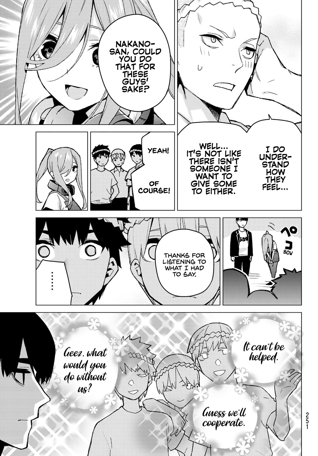Go-Toubun no Hanayome Chapter 105 page 15 - Chapter 105: The Last Festival - Miku’s Side ①