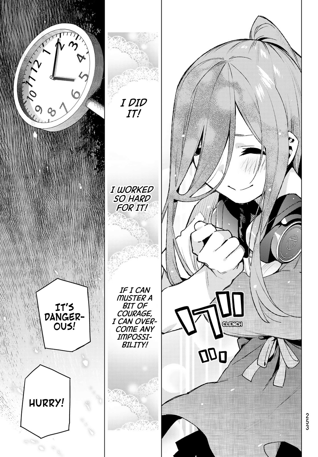 Go-Toubun no Hanayome Chapter 105 page 17 - Chapter 105: The Last Festival - Miku’s Side ①
