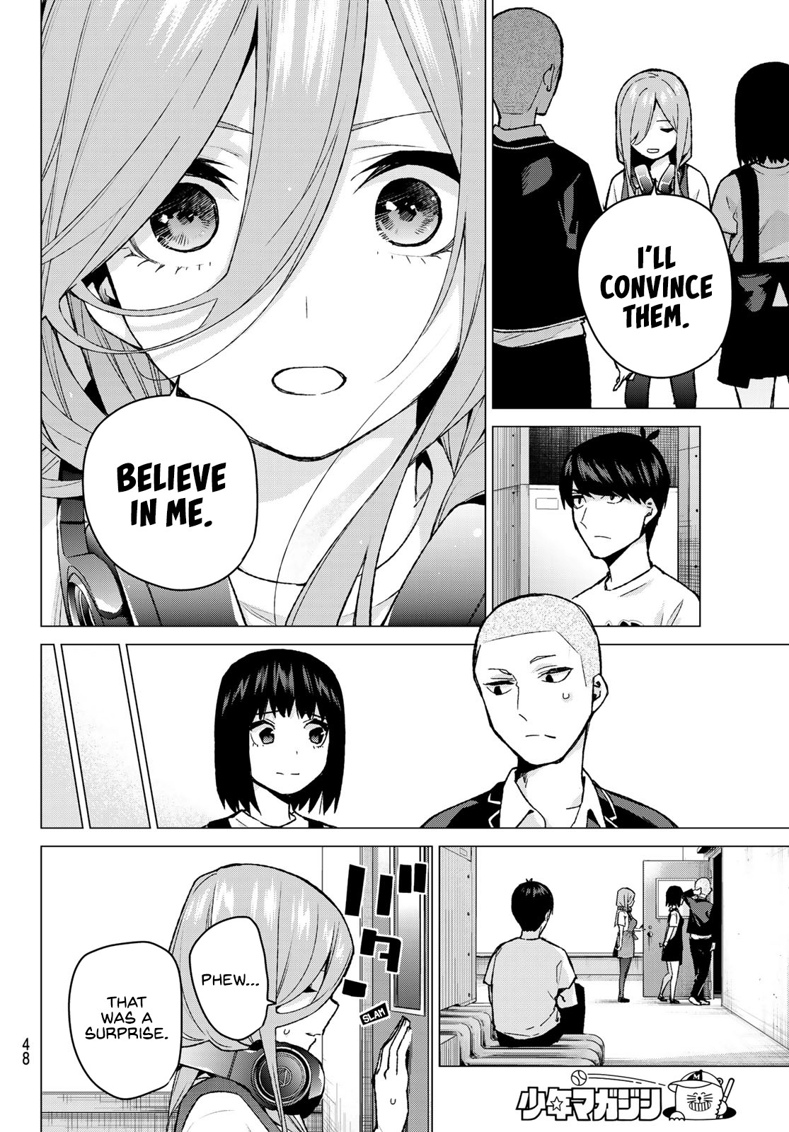 Go-Toubun no Hanayome Chapter 106 page 12 - Chapter 106: The Last Festival - Miku’s Side ②