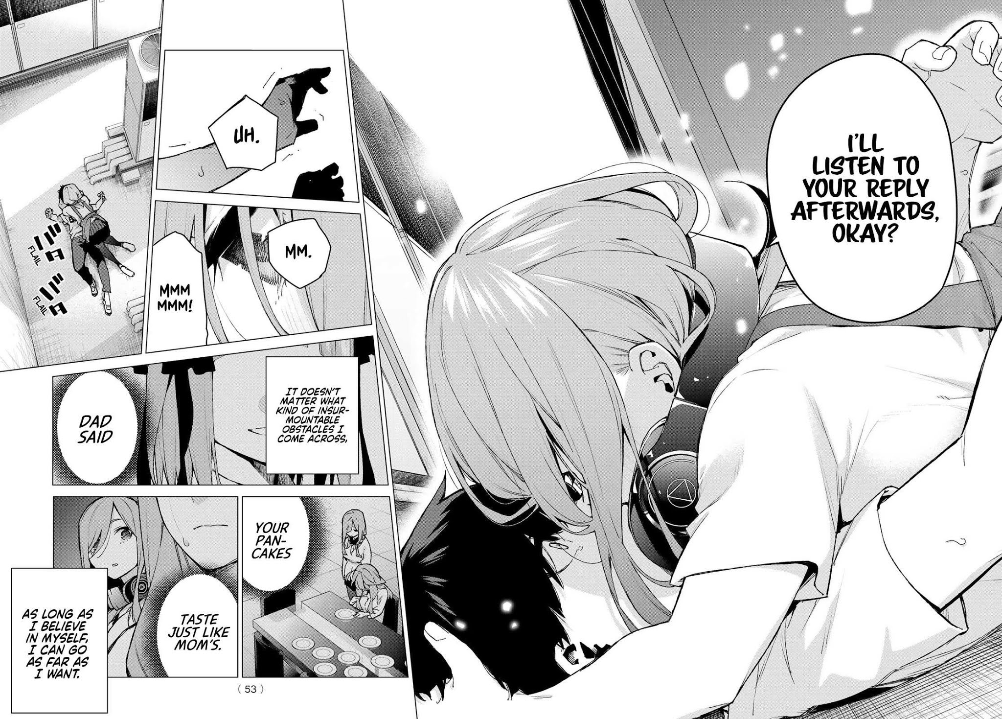 Go-Toubun no Hanayome Chapter 106 page 16 - Chapter 106: The Last Festival - Miku’s Side ②