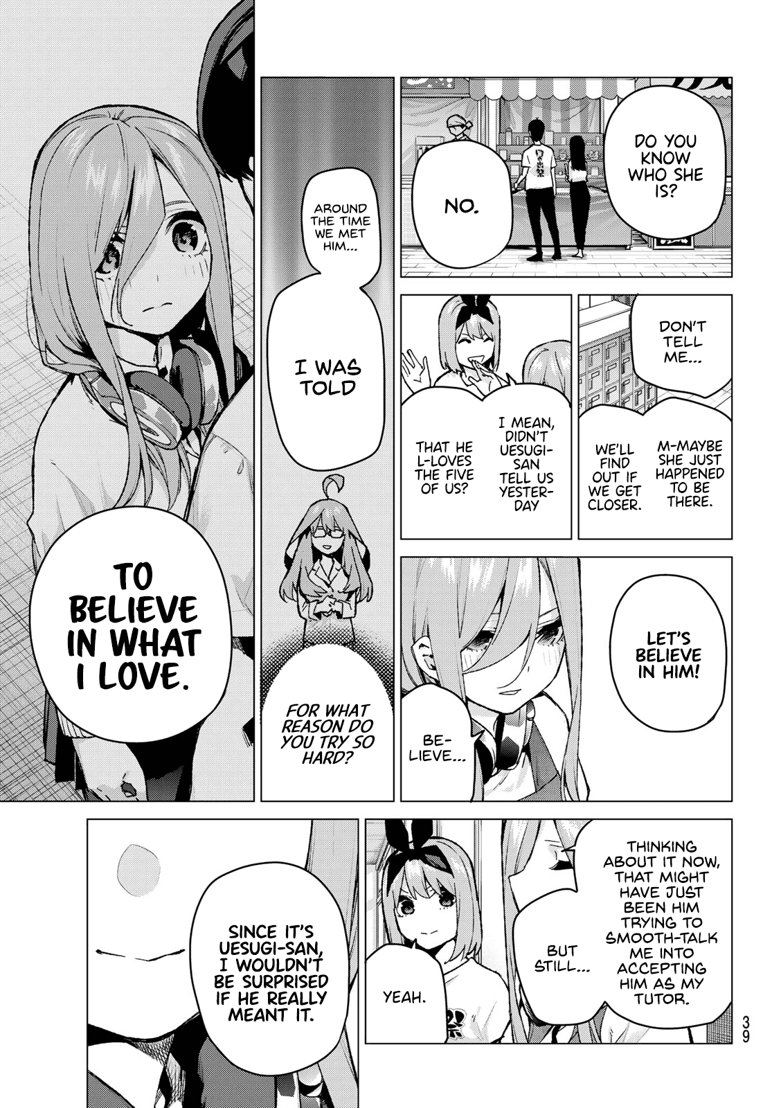 Go-Toubun no Hanayome Chapter 106 page 3 - Chapter 106: The Last Festival - Miku’s Side ②