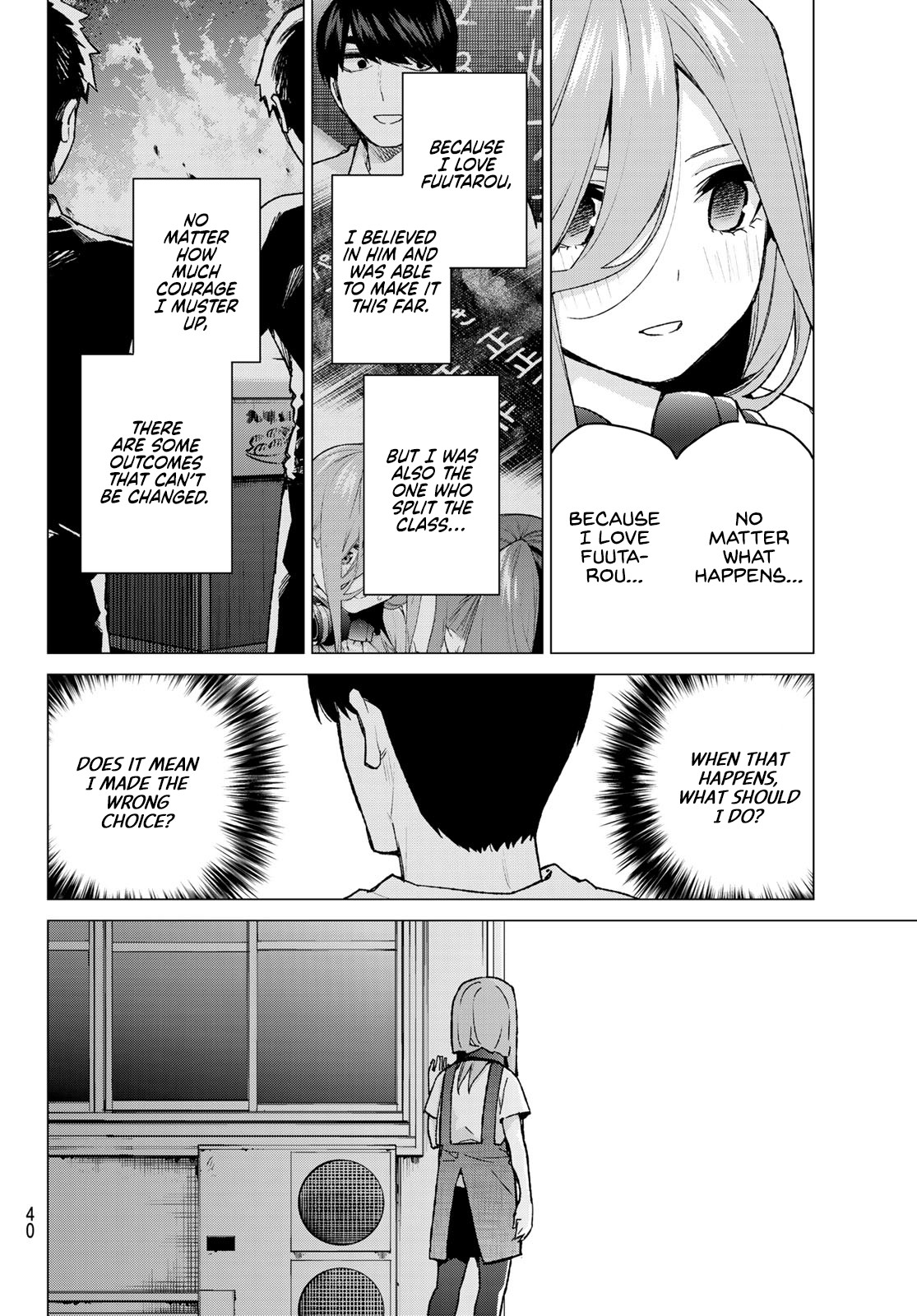 Go-Toubun no Hanayome Chapter 106 page 4 - Chapter 106: The Last Festival - Miku’s Side ②
