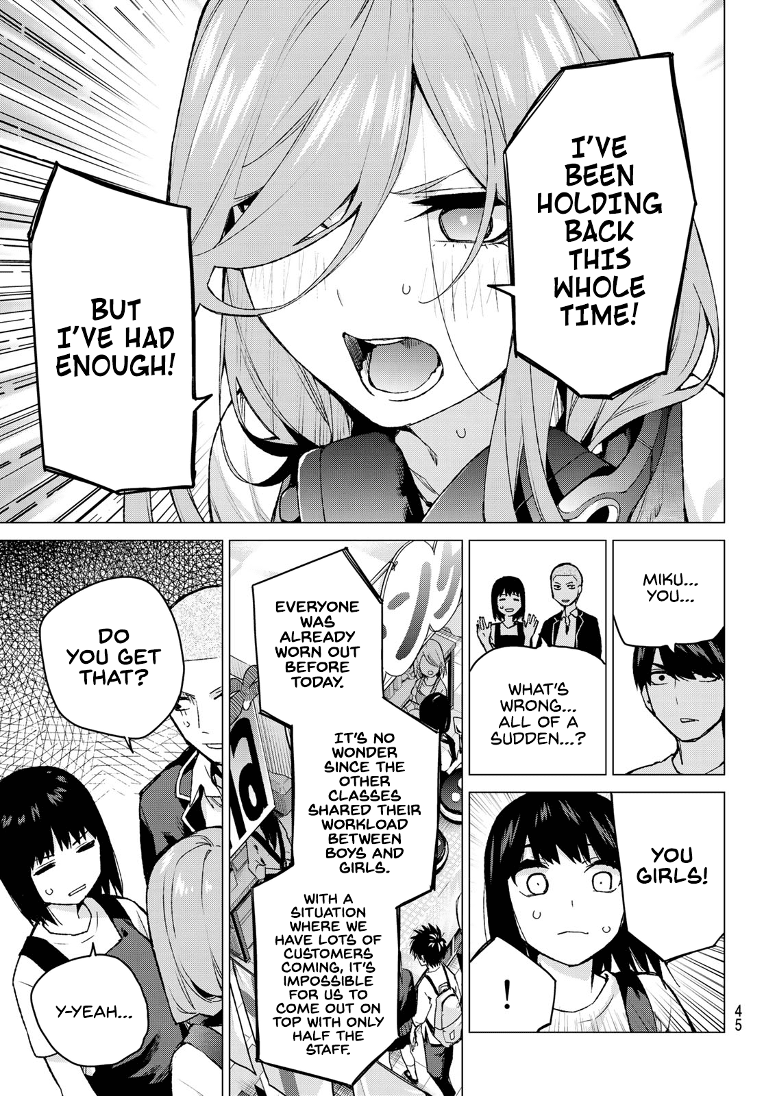 Go-Toubun no Hanayome Chapter 106 page 9 - Chapter 106: The Last Festival - Miku’s Side ②