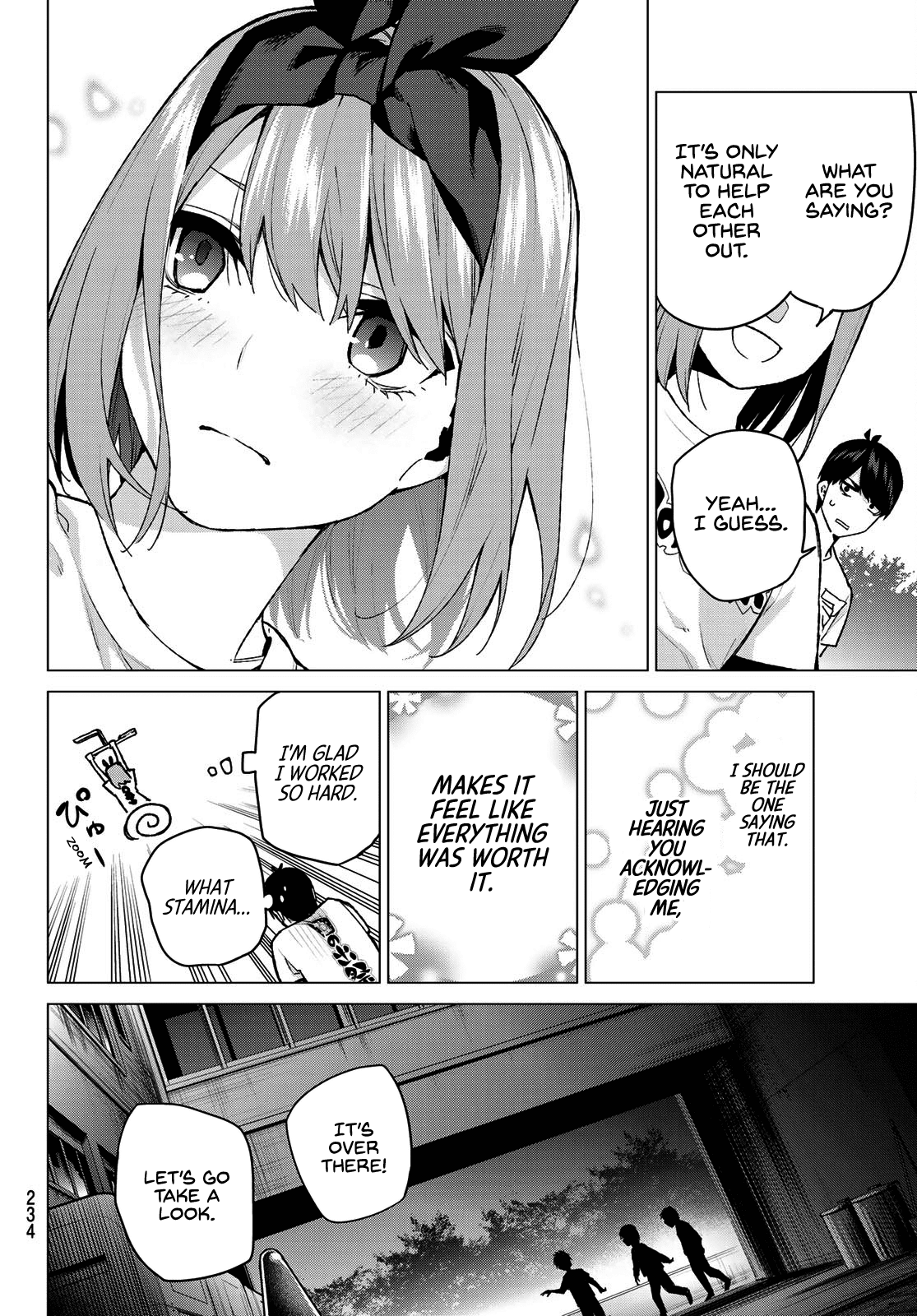 Go-Toubun no Hanayome Chapter 107 page 10 - Chapter 107: The Last Festival - Yotsuba’s Side ①
