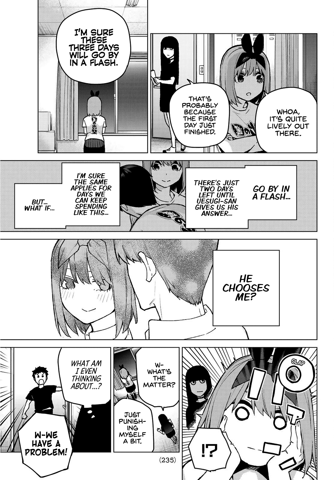 Go-Toubun no Hanayome Chapter 107 page 11 - Chapter 107: The Last Festival - Yotsuba’s Side ①
