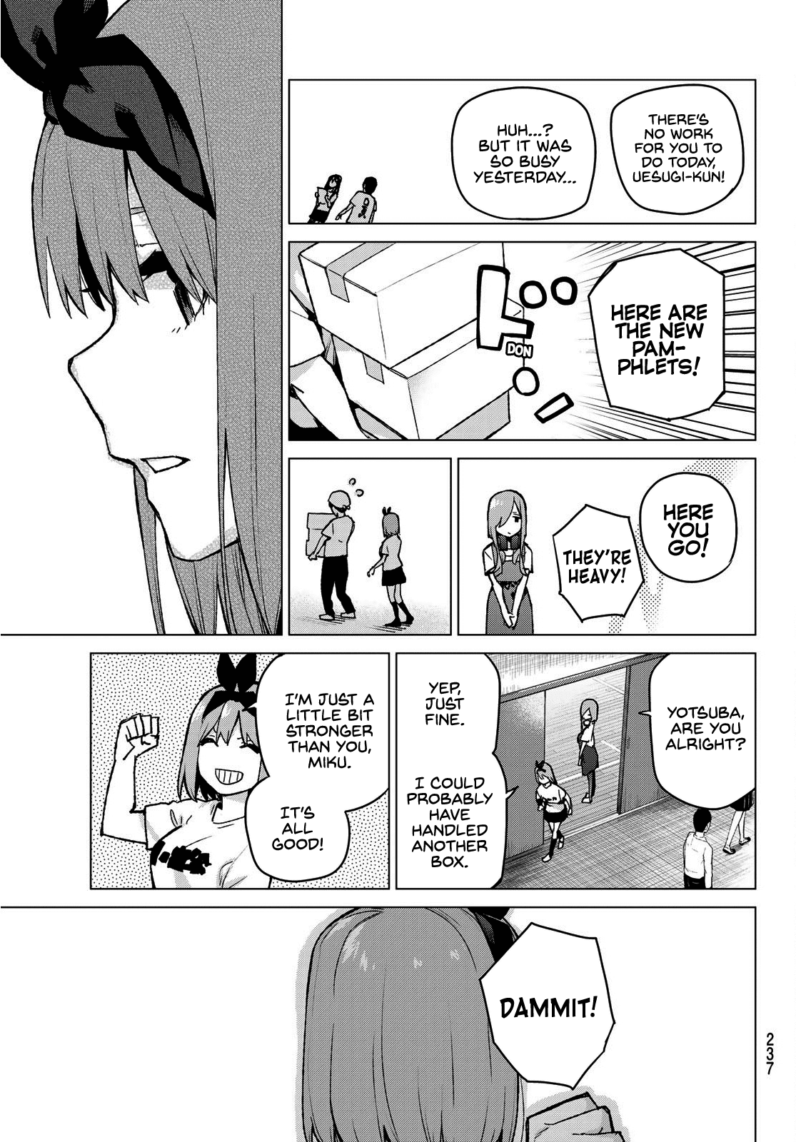 Go-Toubun no Hanayome Chapter 107 page 13 - Chapter 107: The Last Festival - Yotsuba’s Side ①