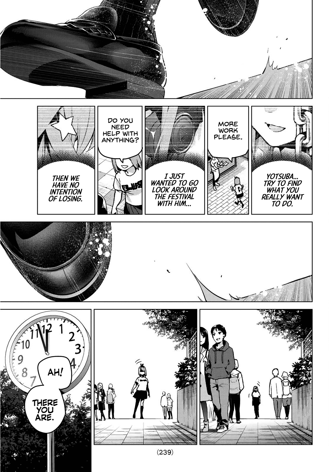 Go-Toubun no Hanayome Chapter 107 page 15 - Chapter 107: The Last Festival - Yotsuba’s Side ①
