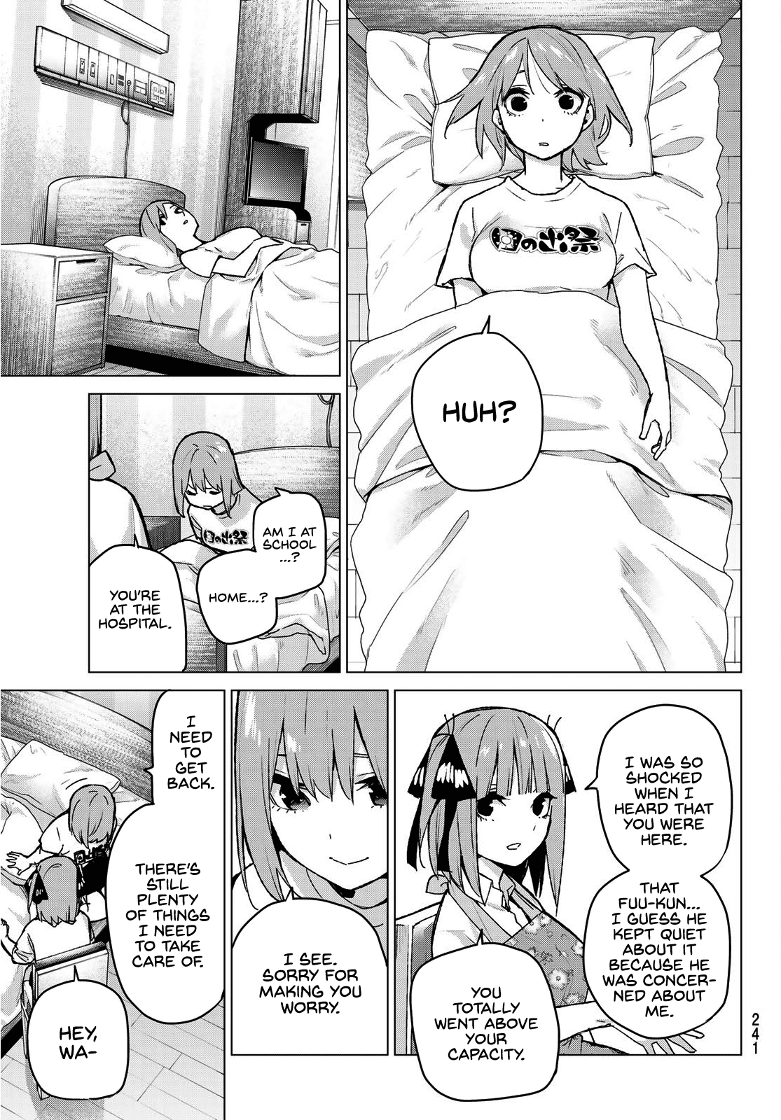 Go-Toubun no Hanayome Chapter 107 page 17 - Chapter 107: The Last Festival - Yotsuba’s Side ①