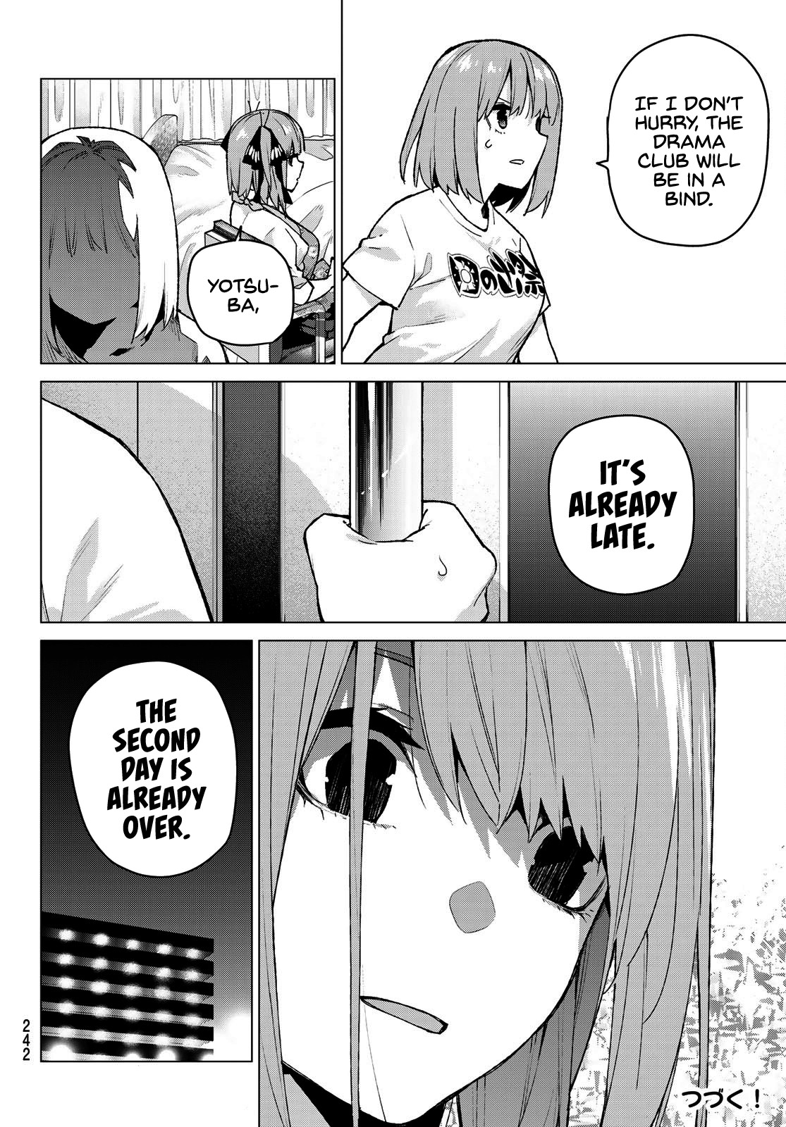 Go-Toubun no Hanayome Chapter 107 page 18 - Chapter 107: The Last Festival - Yotsuba’s Side ①