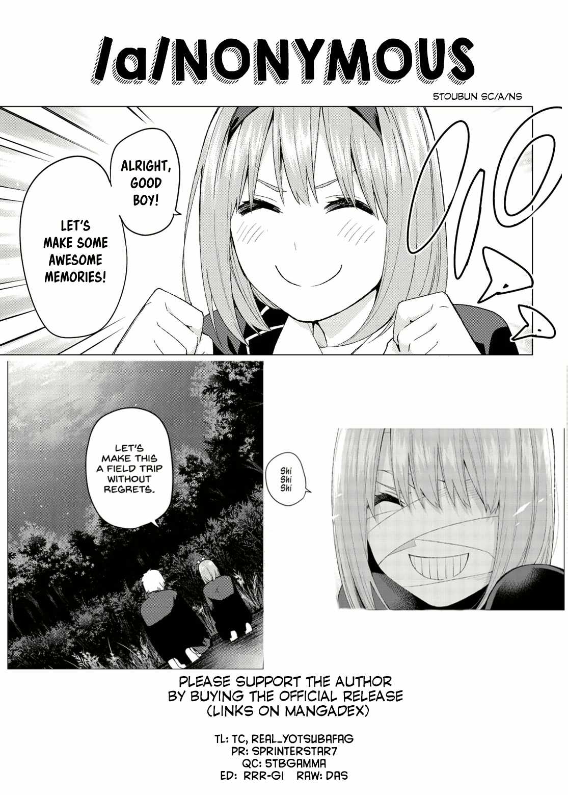 Go-Toubun no Hanayome Chapter 107 page 19 - Chapter 107: The Last Festival - Yotsuba’s Side ①