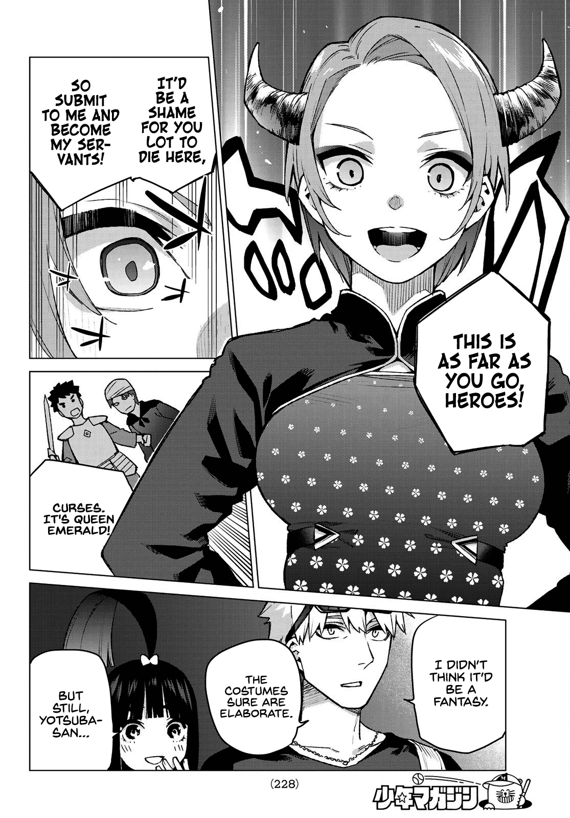 Go-Toubun no Hanayome Chapter 107 page 4 - Chapter 107: The Last Festival - Yotsuba’s Side ①