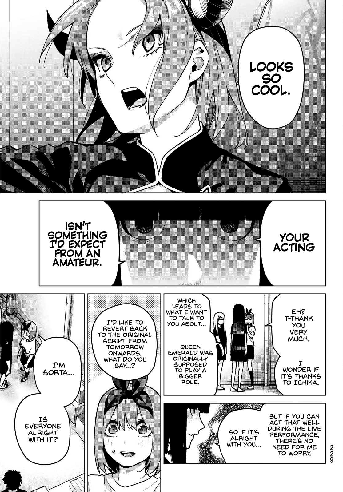 Go-Toubun no Hanayome Chapter 107 page 5 - Chapter 107: The Last Festival - Yotsuba’s Side ①