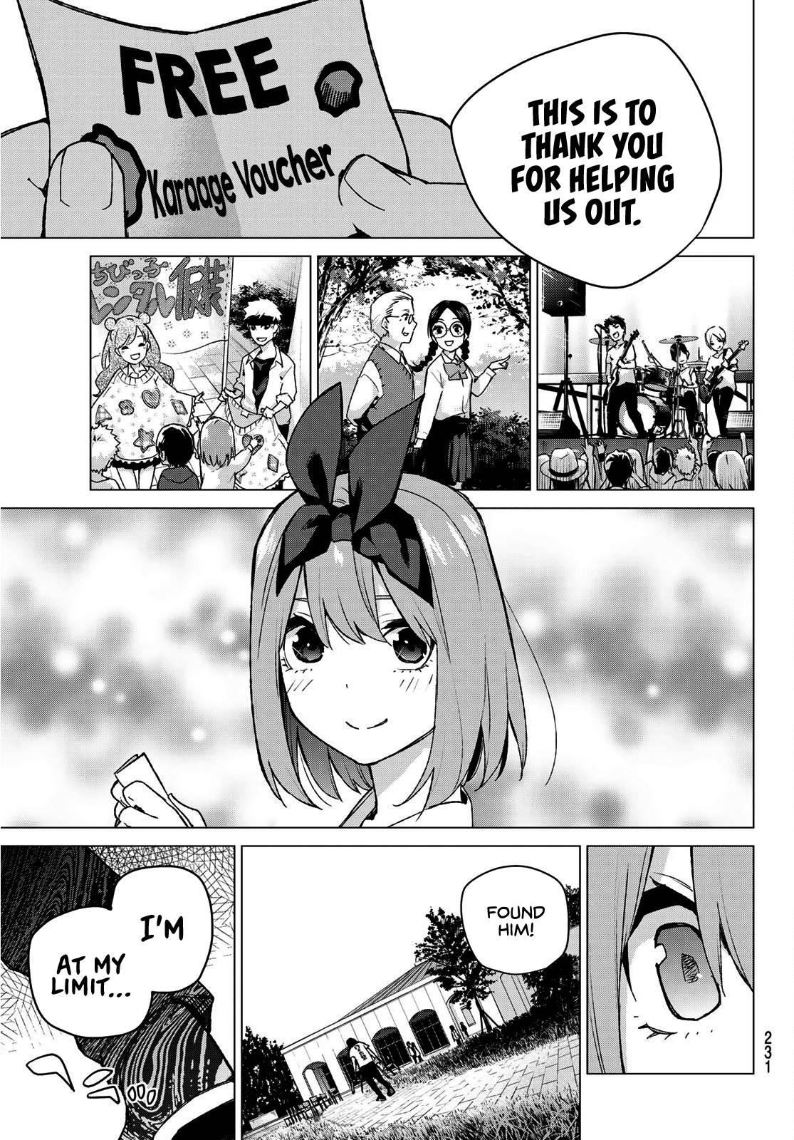 Go-Toubun no Hanayome Chapter 107 page 7 - Chapter 107: The Last Festival - Yotsuba’s Side ①