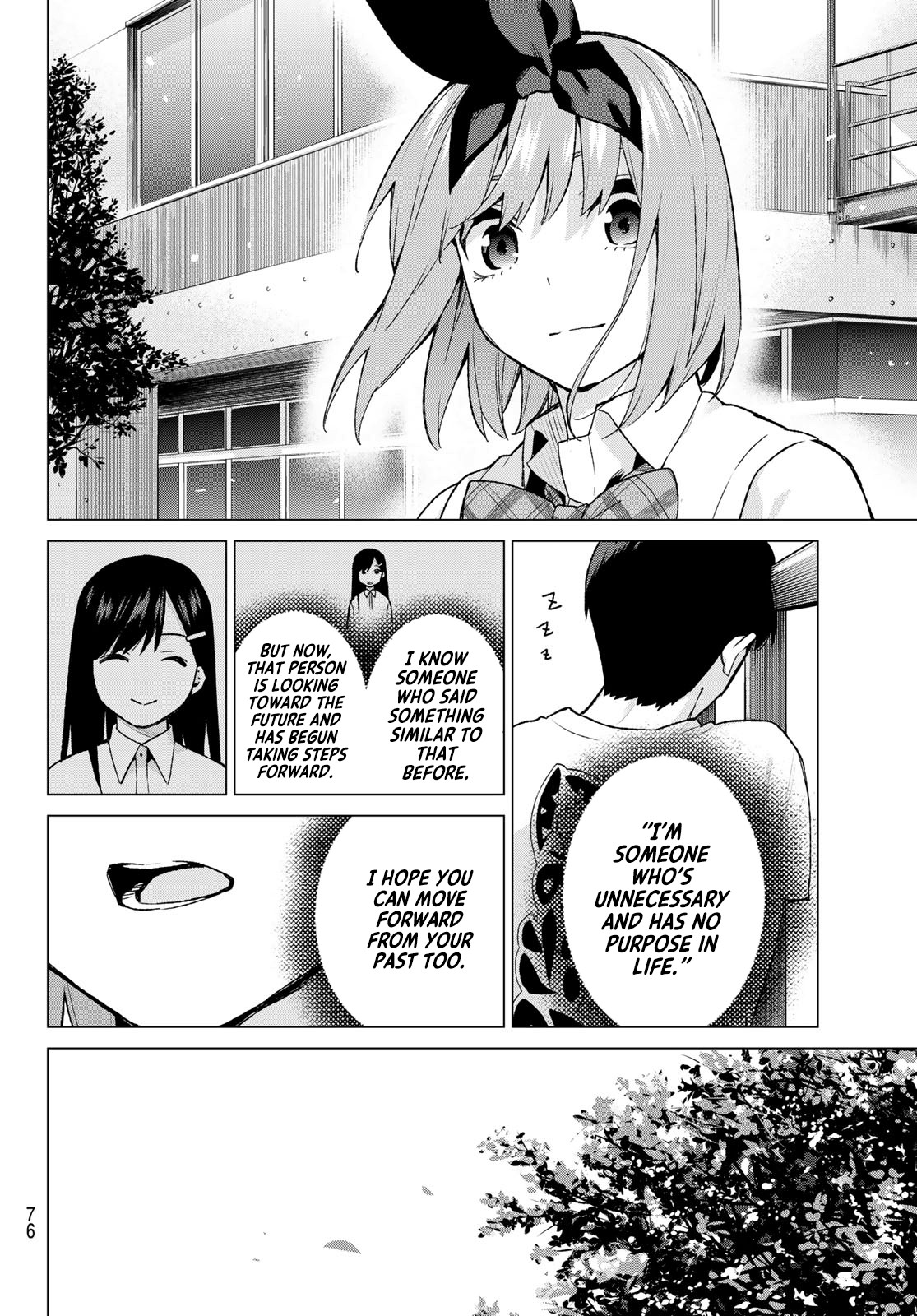 Go-Toubun no Hanayome Chapter 108 page 12 - Chapter 108: The Last Festival - Yotsuba’s Side ②