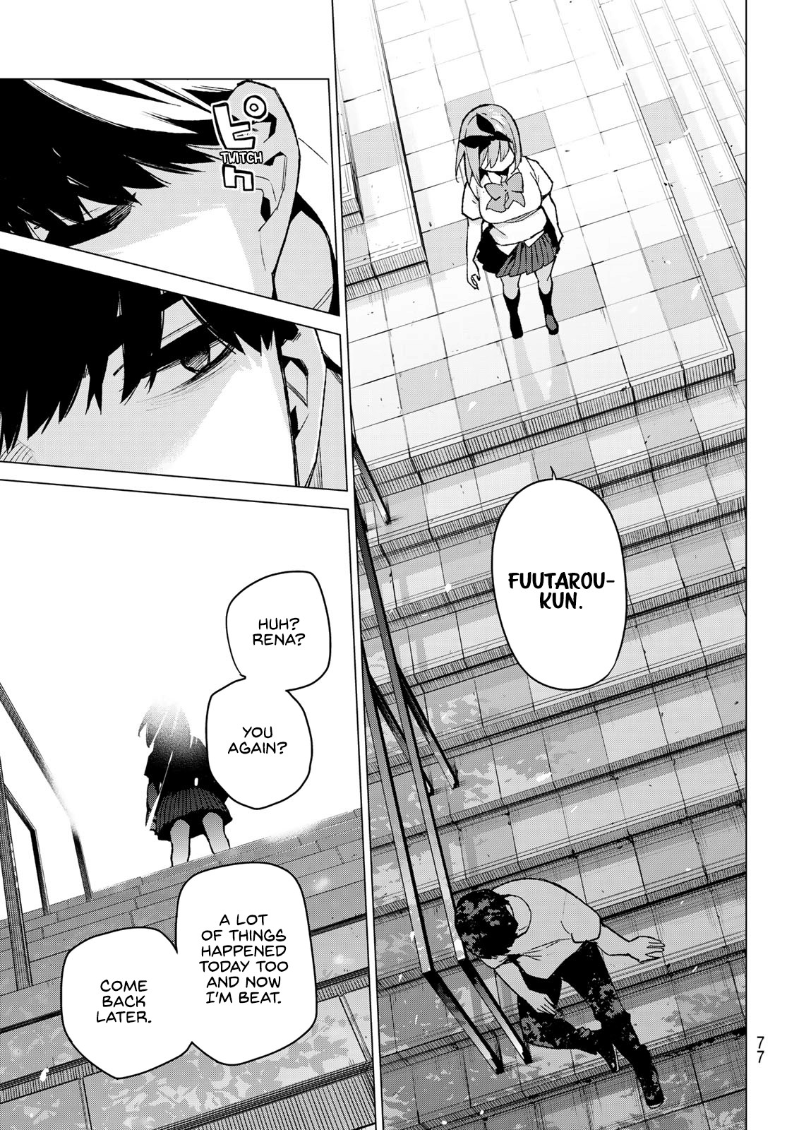 Go-Toubun no Hanayome Chapter 108 page 13 - Chapter 108: The Last Festival - Yotsuba’s Side ②