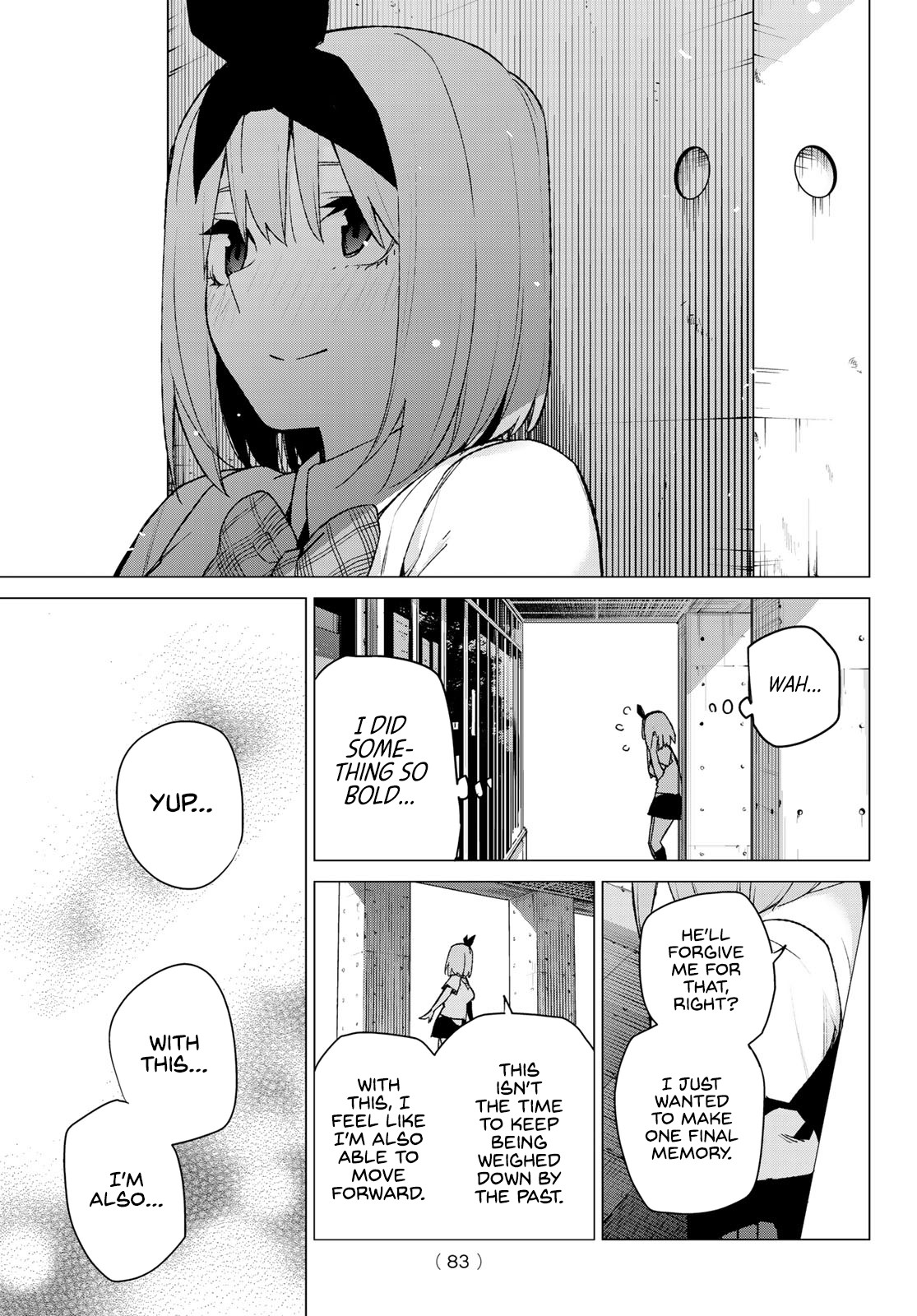Go-Toubun no Hanayome Chapter 108 page 18 - Chapter 108: The Last Festival - Yotsuba’s Side ②