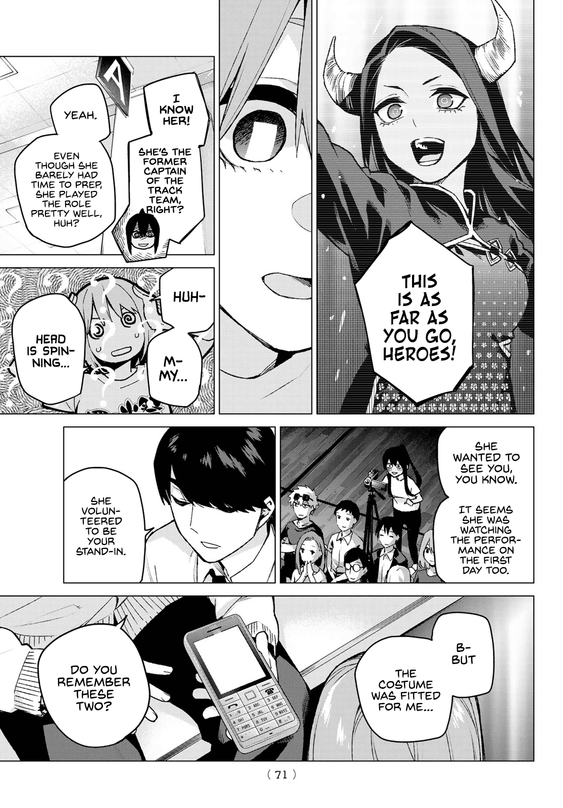 Go-Toubun no Hanayome Chapter 108 page 7 - Chapter 108: The Last Festival - Yotsuba’s Side ②