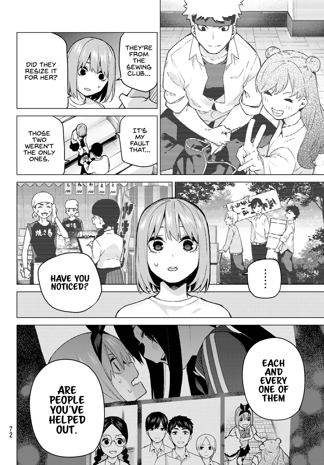 Go-Toubun no Hanayome Chapter 108 page 8 - Chapter 108: The Last Festival - Yotsuba’s Side ②