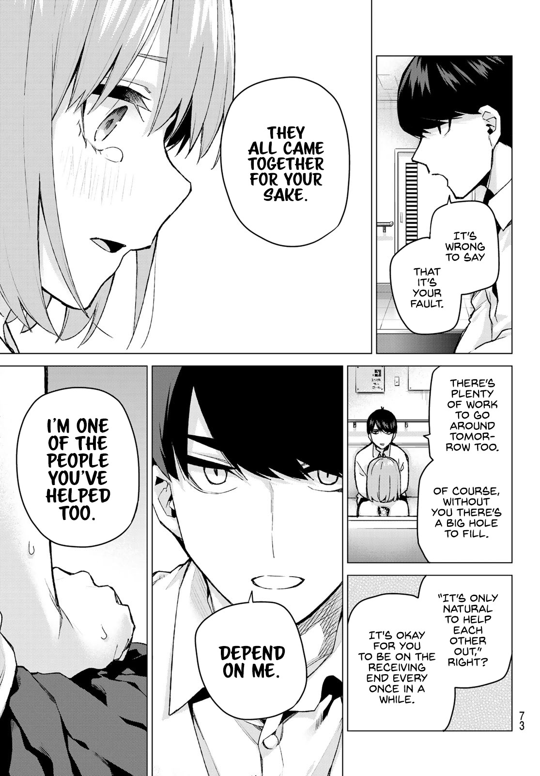 Go-Toubun no Hanayome Chapter 108 page 9 - Chapter 108: The Last Festival - Yotsuba’s Side ②