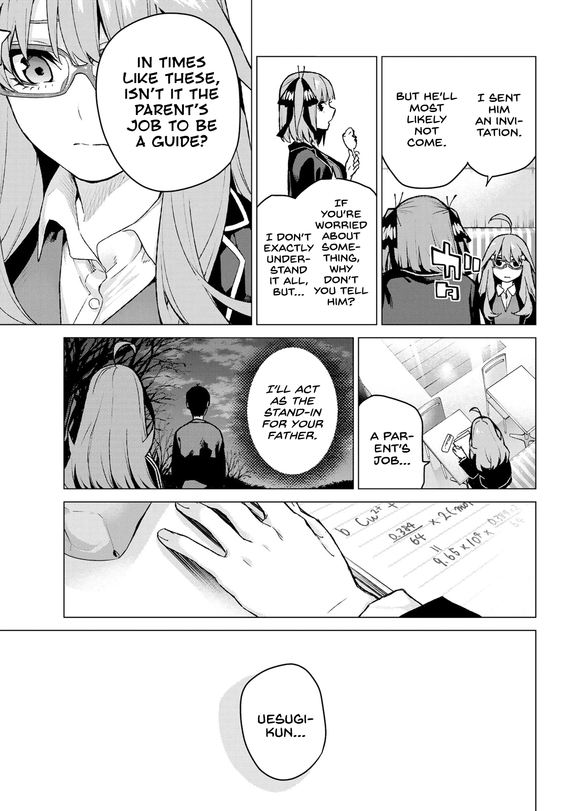 Go-Toubun no Hanayome Chapter 109 page 10 - Chapter 109: The Last Festival - Itsuki’s Side ①