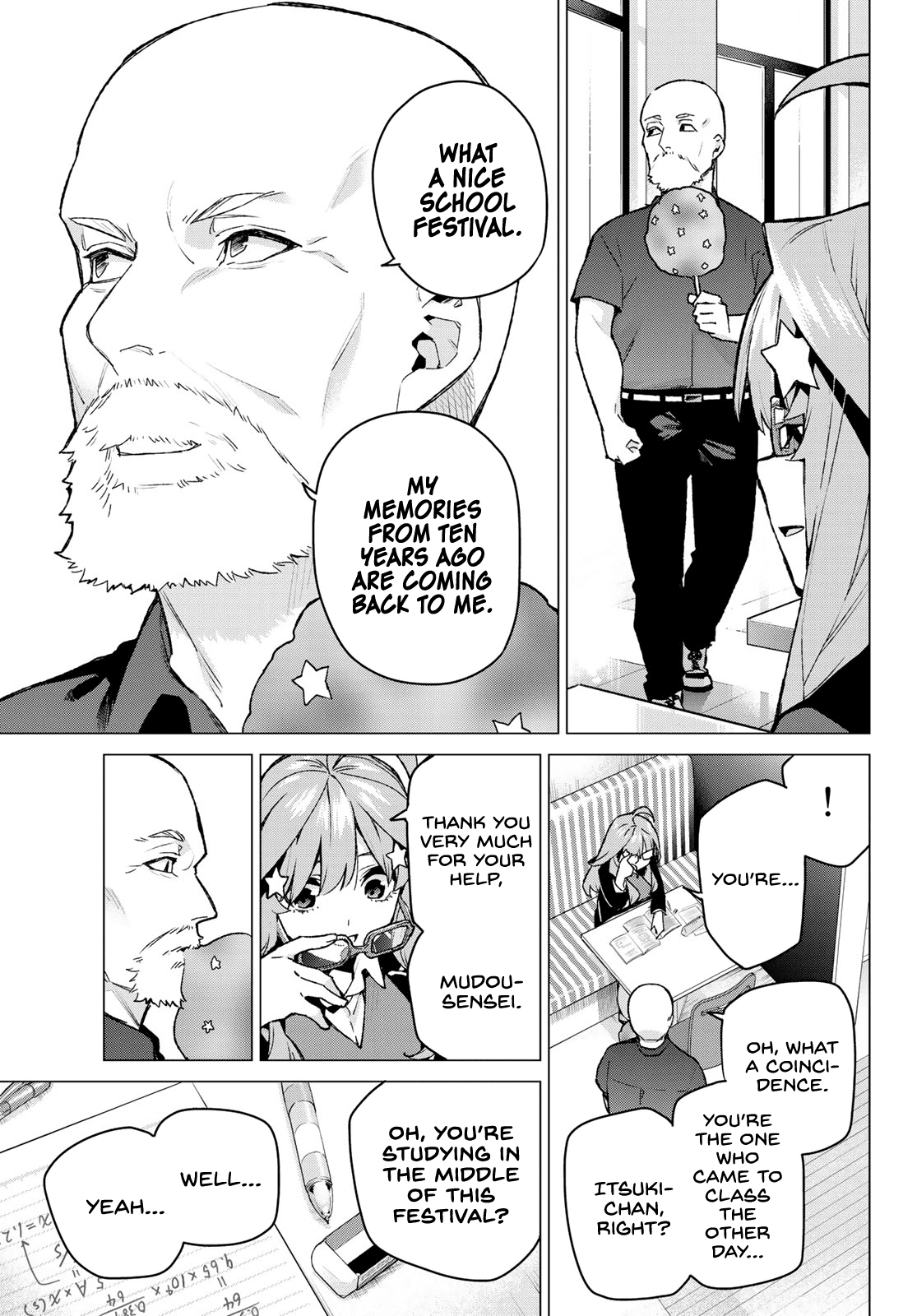 Go-Toubun no Hanayome Chapter 109 page 12 - Chapter 109: The Last Festival - Itsuki’s Side ①