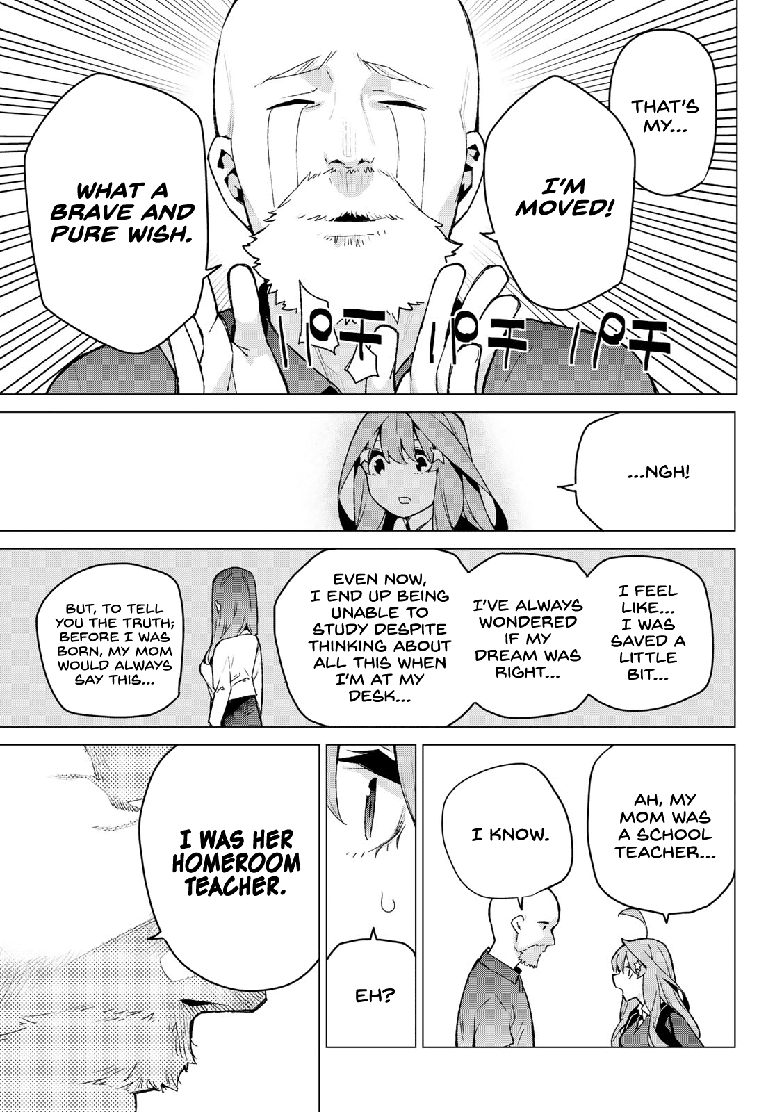 Go-Toubun no Hanayome Chapter 109 page 14 - Chapter 109: The Last Festival - Itsuki’s Side ①