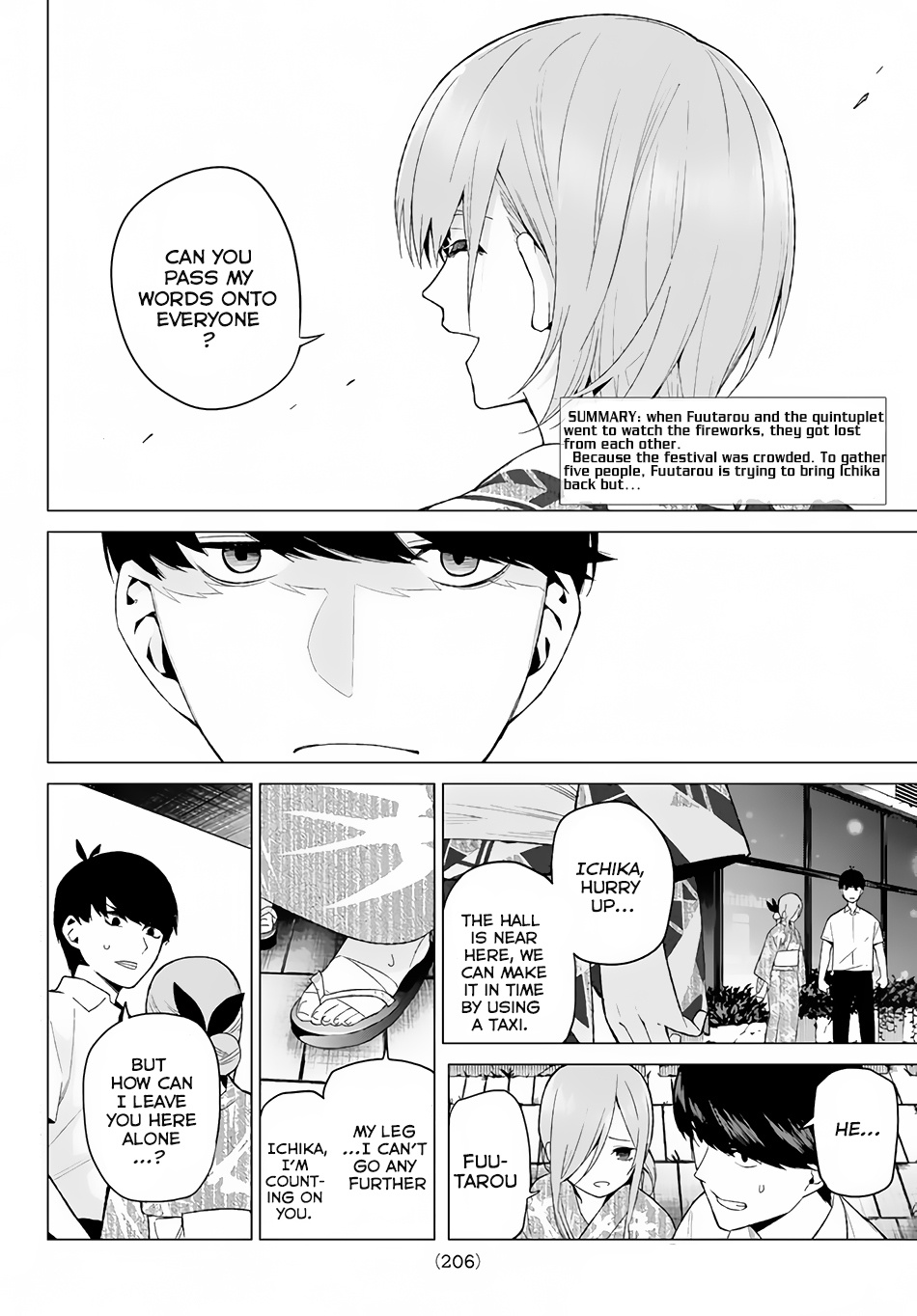 Go-Toubun no Hanayome Chapter 11 page 3 - Chapter 11: Today is Holiday (5)