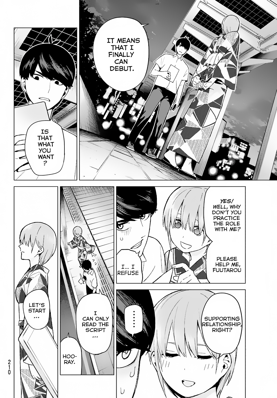 Go-Toubun no Hanayome Chapter 11 page 7 - Chapter 11: Today is Holiday (5)