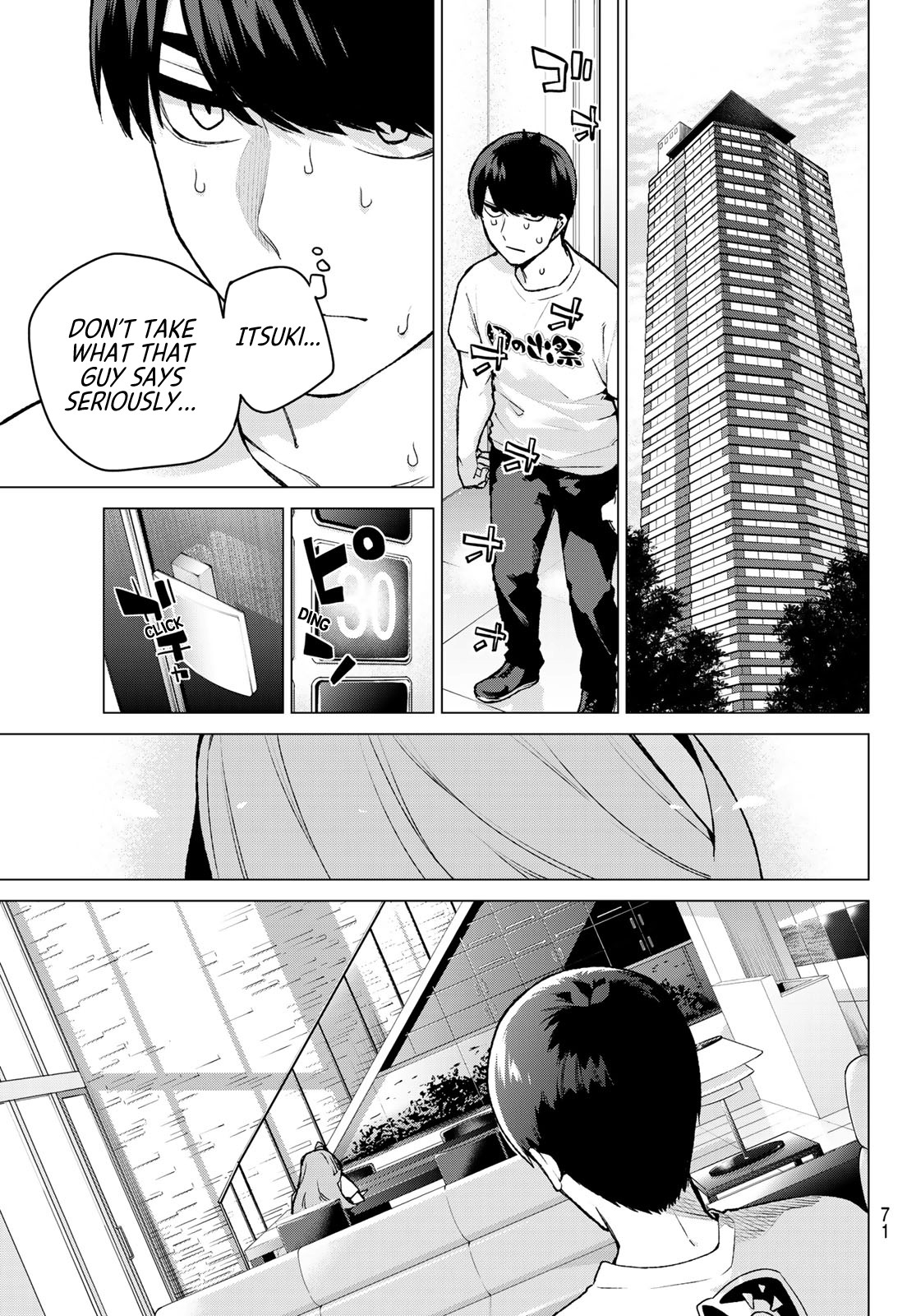 Go-Toubun no Hanayome Chapter 110 page 11 - Chapter 110: The Last Festival - Itsuki's Side ②