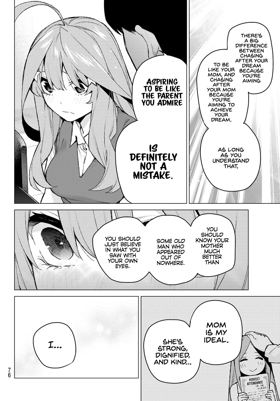Go-Toubun no Hanayome Chapter 110 page 16 - Chapter 110: The Last Festival - Itsuki's Side ②