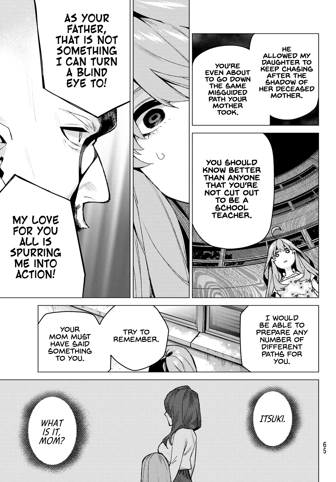 Go-Toubun no Hanayome Chapter 110 page 5 - Chapter 110: The Last Festival - Itsuki's Side ②