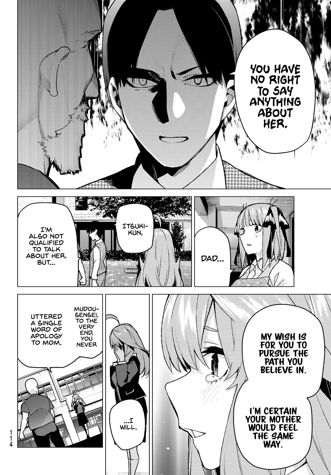 Go-Toubun no Hanayome Chapter 111 page 10 - Chapter 111: The Last Festival - Itsuki's Side ③