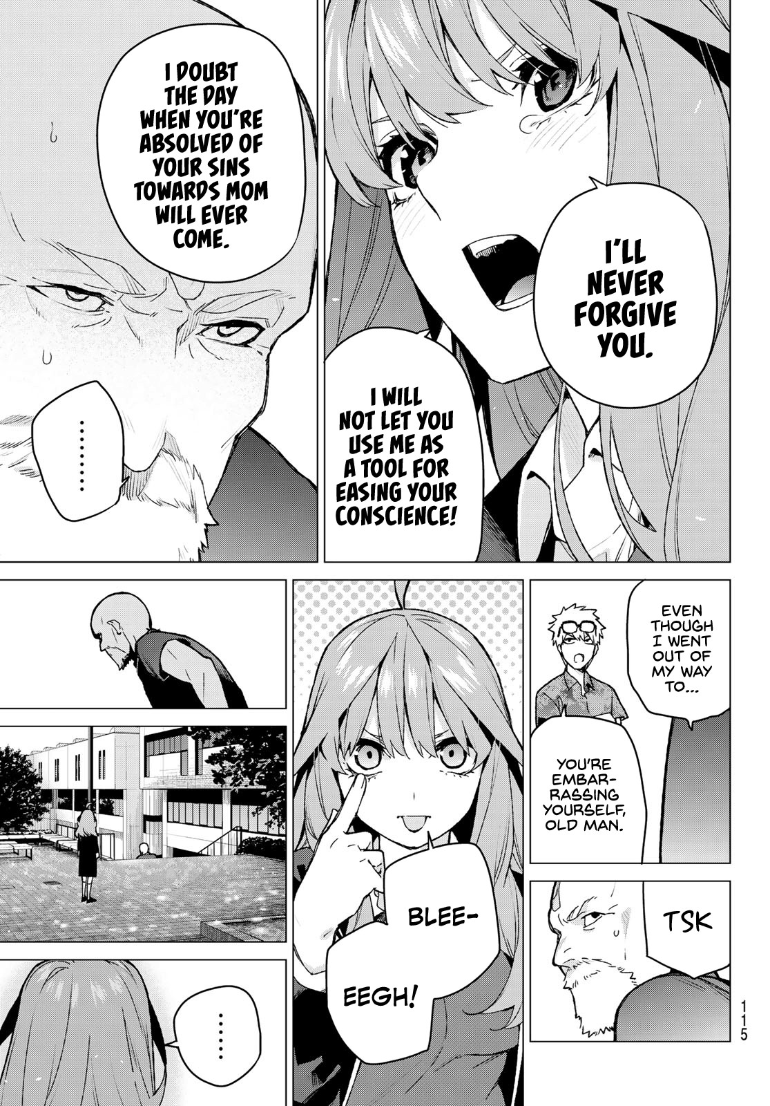 Go-Toubun no Hanayome Chapter 111 page 11 - Chapter 111: The Last Festival - Itsuki's Side ③