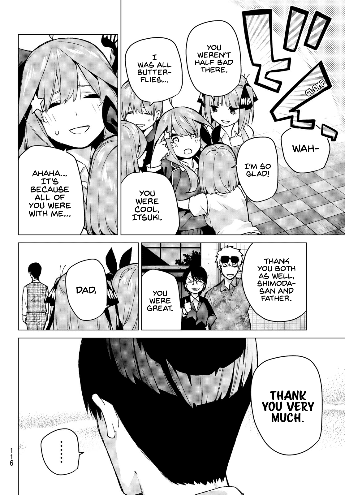 Go-Toubun no Hanayome Chapter 111 page 12 - Chapter 111: The Last Festival - Itsuki's Side ③